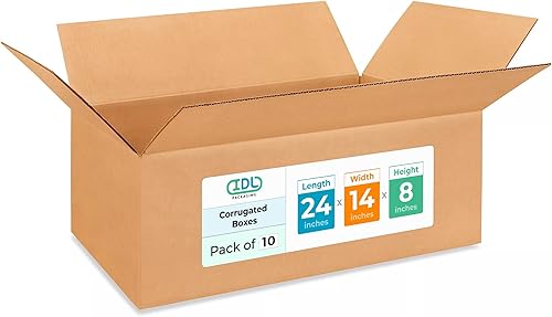 Miniatura 269 de Cajas para envío IDL Packaging - B-1266-5 de cartón corrugado, tamaño pequeño, de 12 pulgadas de largo x 6 pulgadas de ancho x 6 pulgadas de alto