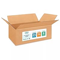 Vista 132 de IDL Packaging Cajas para envío de cartón corrugado cúbicas de 10 pulgadas de largo x 10 pulgadas de ancho x 10 pulgadas de alto (paquete de 5)