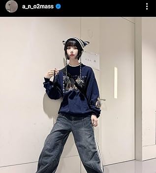 Amazon.co.jp: ボーダー猫耳ニット帽 あのちゃん着用 : おもちゃ