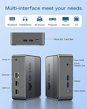 Amazon.com: Bmax B3 Mini PC, Intel N5095(Up to 2.9GHz), 8GB DDR4