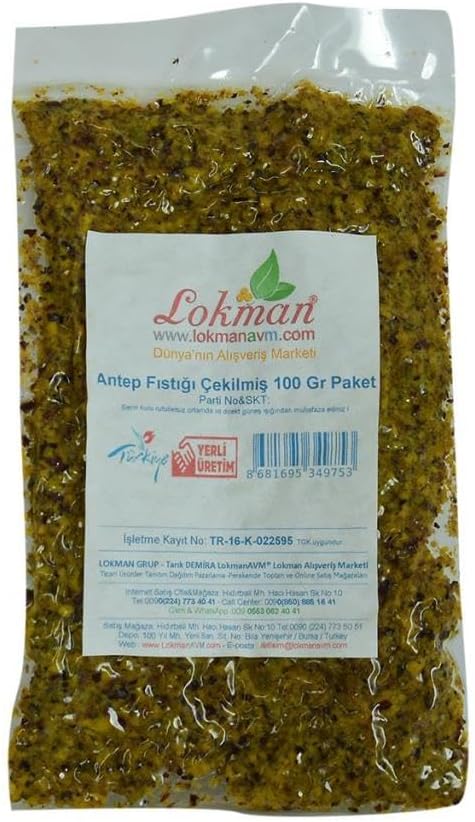 LokmanAVM Antep Fıstığı Çekilmiş 100 Gr paket