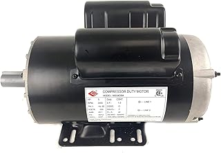 5 HP 3450 RPM 56 Frame 230V 22Amp 7/8