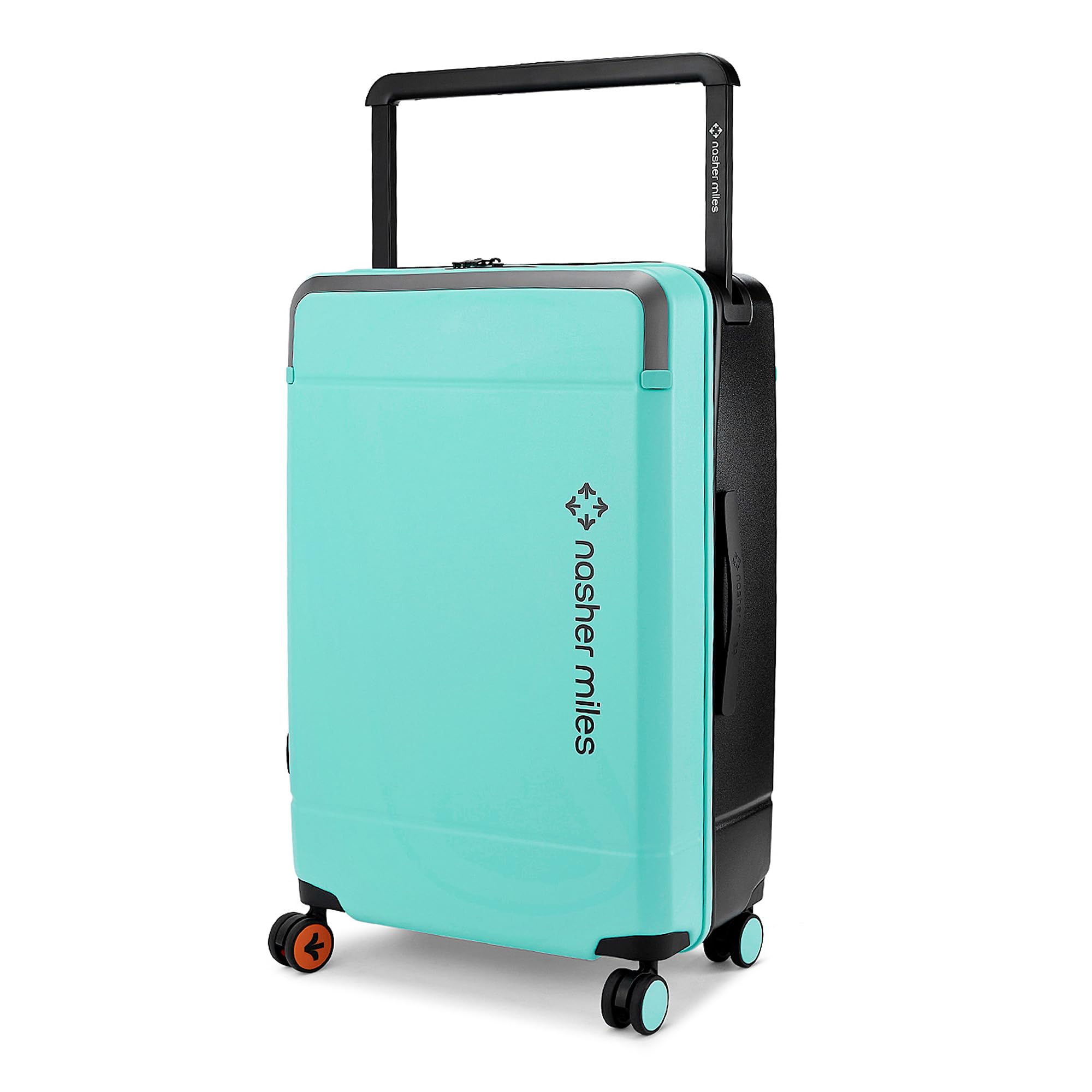 nasher miles Oslo TSA Lock Hard-Sided Polycarbonate Wide Telescopic Handle Check-in Luggage Pastel Green Black 26 inch |66cm Trolley Bag |Medium Suitcase-picture-32