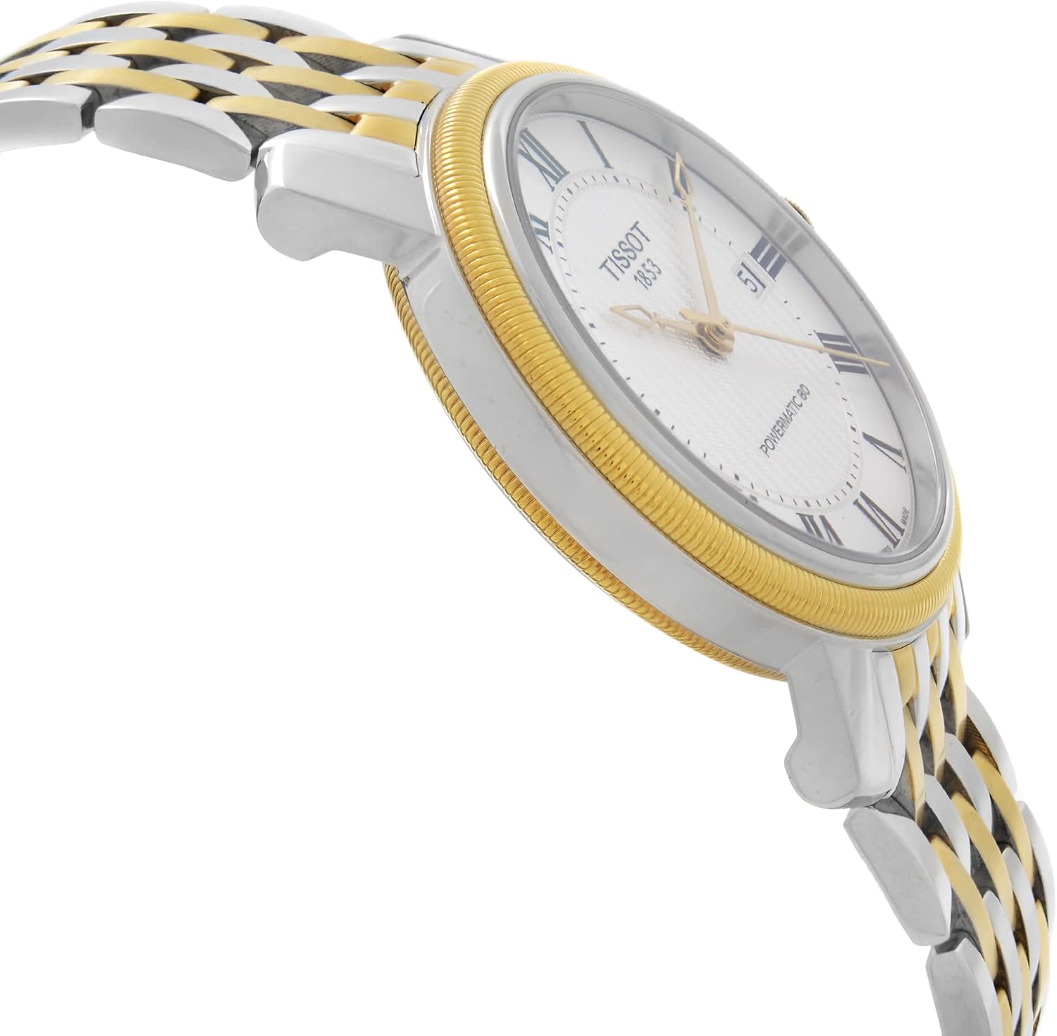 Miniatura 4 de Tissot Bridgeport automático Silved Dail Two-Tone t0454072203300Reloj para hombre