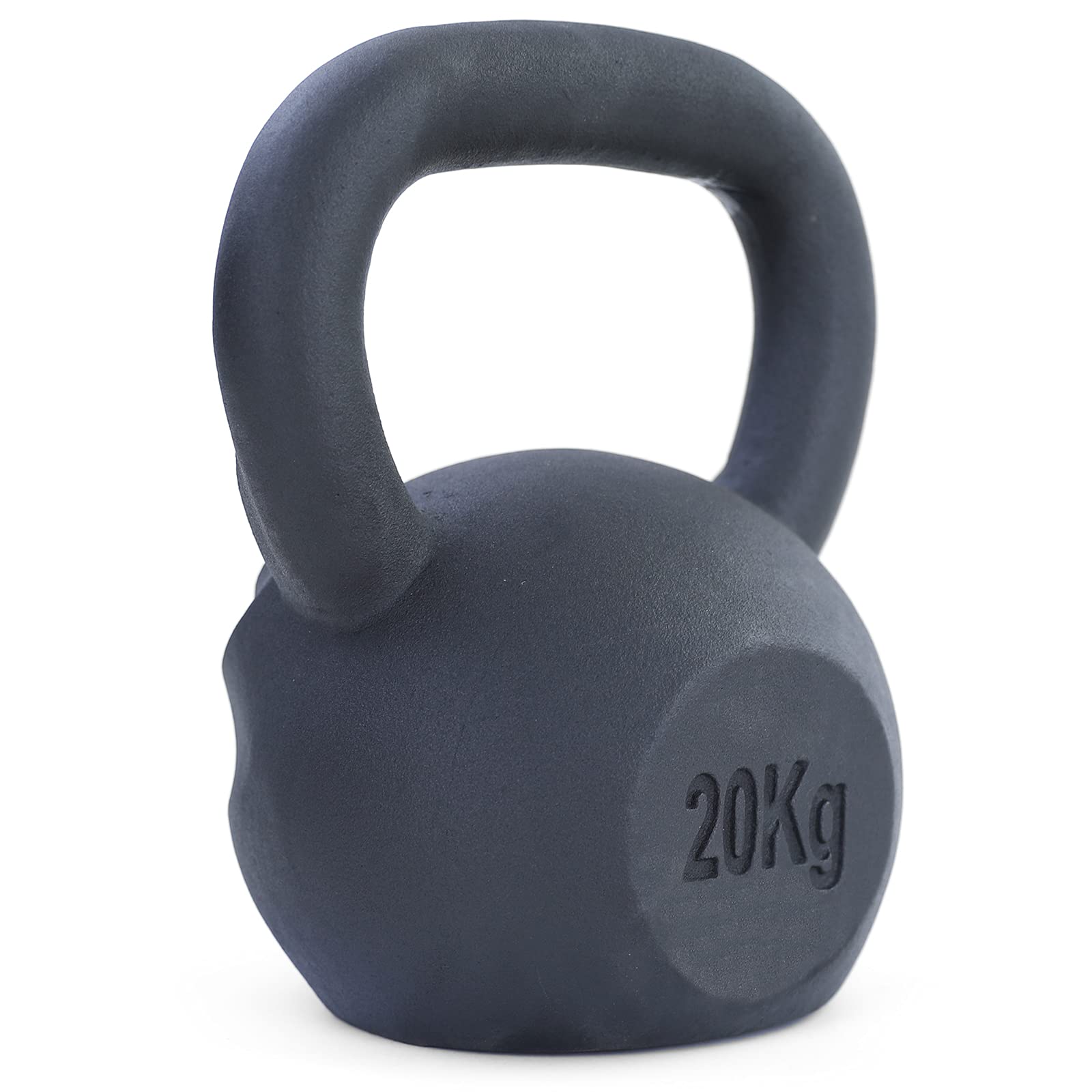 20 kg Totenkopf Kettlebell - Ausgefallene Gusseisen Kugelhantel im Skull-Design