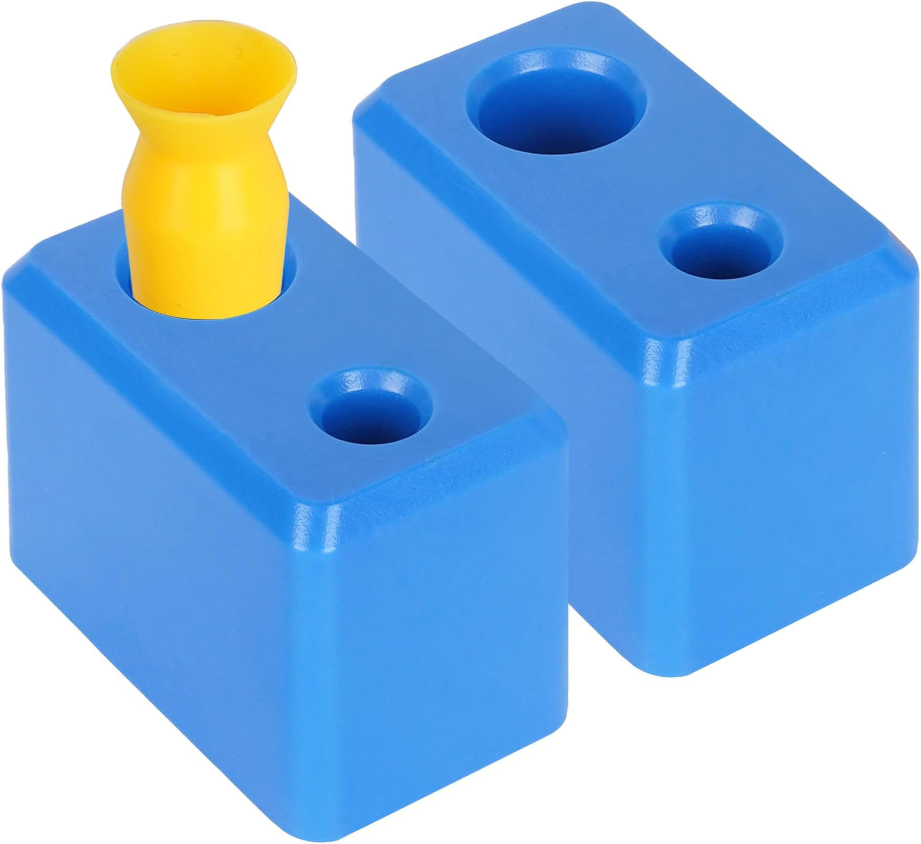 [2 Pack] Contact Lens Aid Holder + Ventless Contact Lens Tool - Durable Stand Fits Two Small or Large Contact Lens Inserters - Inserter Tools for Hard/RGP & Scleral Lenses and Prosthethic Eyes