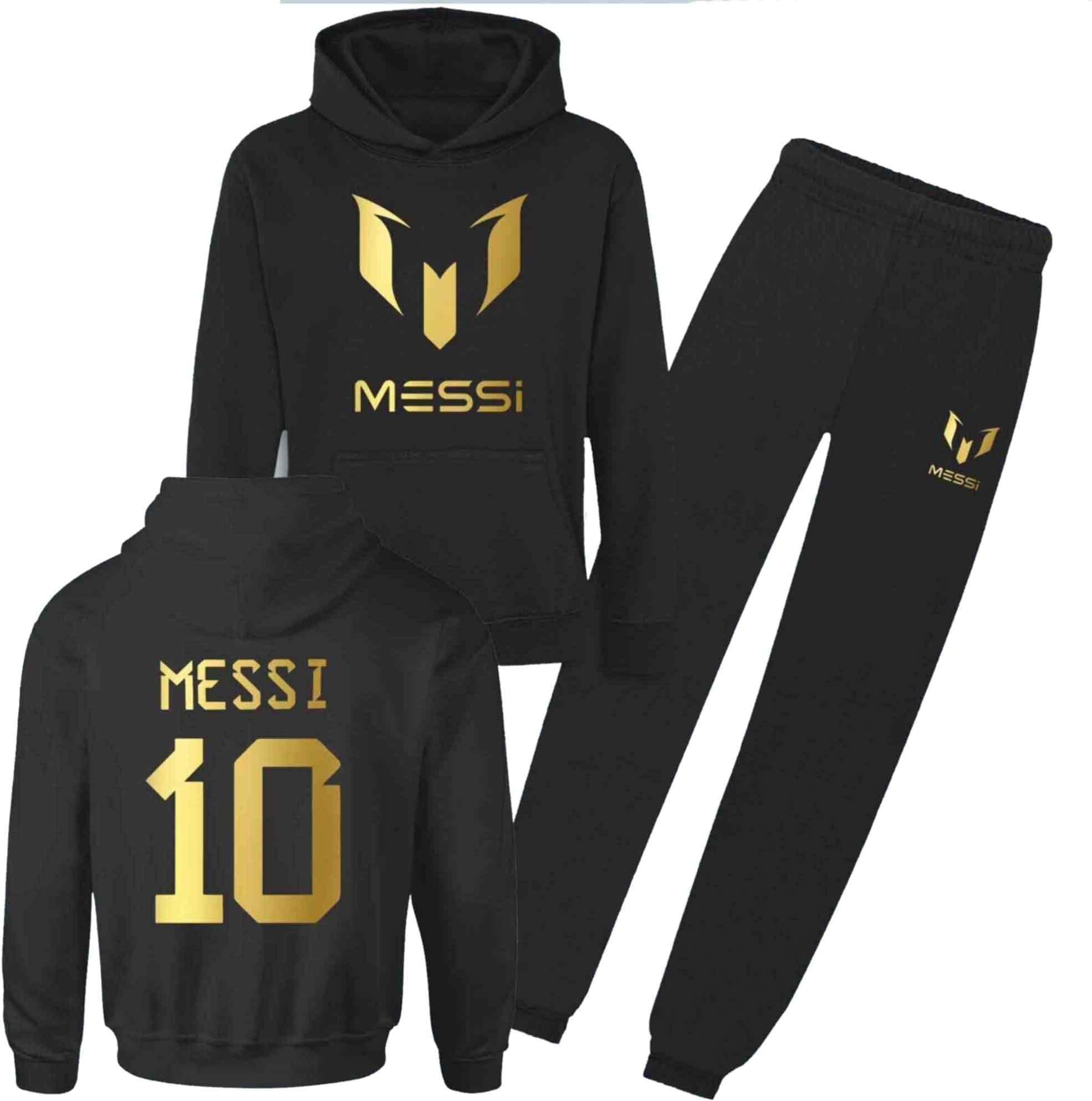 GenericKids #10 Football Tracksuit for Kids โ Hoodie & Joggers Set โ Boys Soccer Outfit Gift โ Youth Sport Sweatshirt & Pants