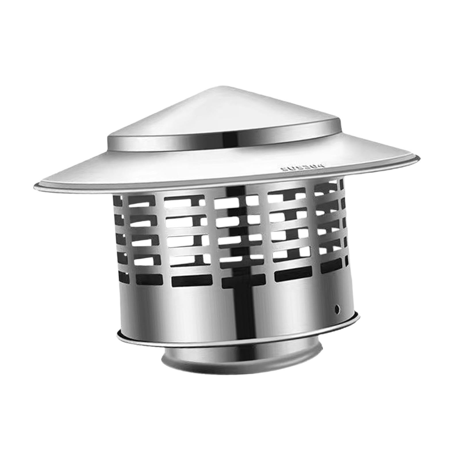 Tapa para chimenea exterior de casa protector antilluvia para tejados estilo A