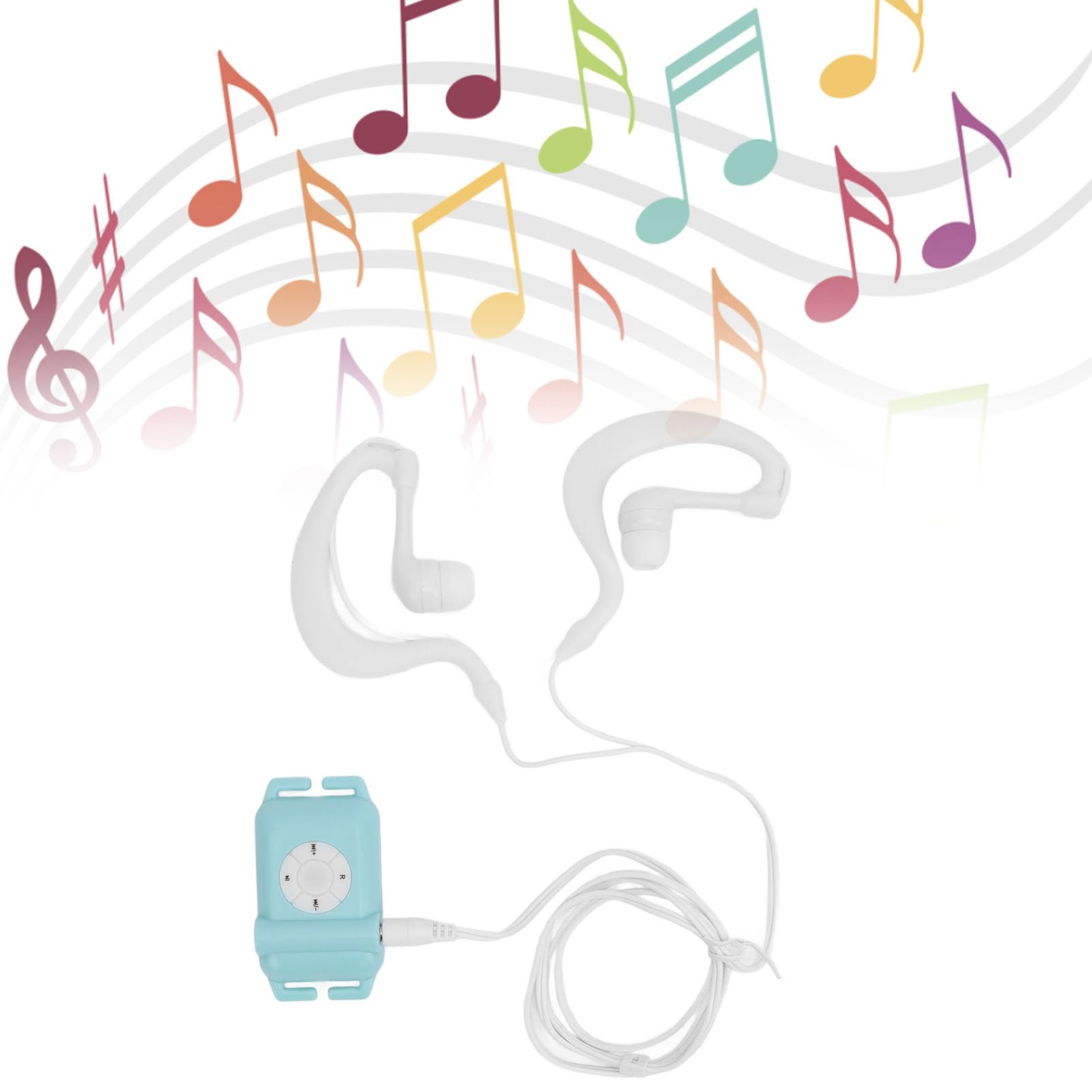 Swimming MP3 Player, ABS IPX8 Water MP3 Music Player mit (8GB)