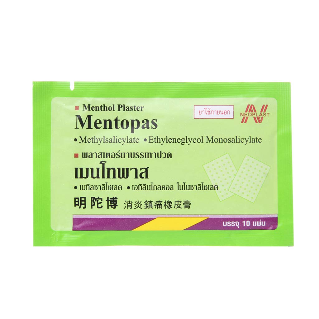 caralin Mentopas Inflammatory Pain Relief Plaster for Neck/Muscle Aches Pain Relief