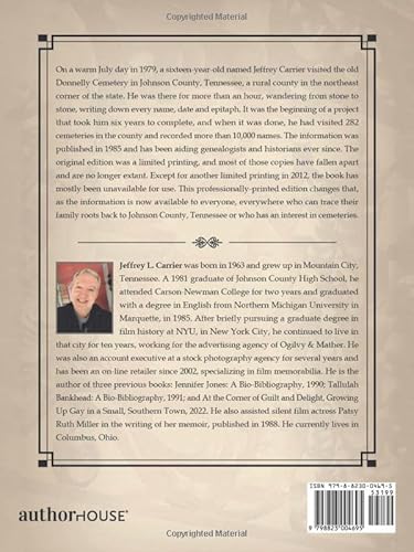 Upon a Lonely Hill: The Cemeteries of Johnson County, Tennessee