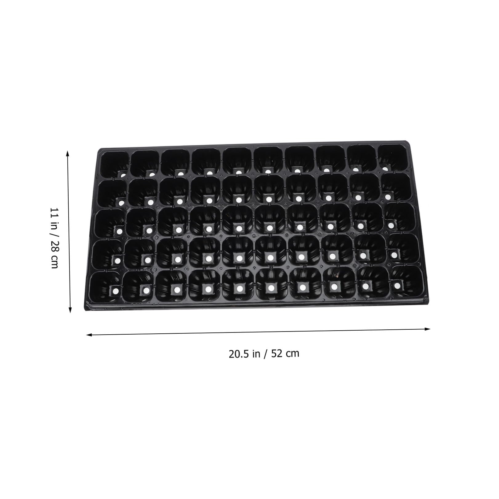 Toddmomy 10piezas Bandejas De Germinación De Plantas Unidades Placa De Germinación para Viveros Contenedor De Herramienta De Jardinería Material Plástico No Deformable