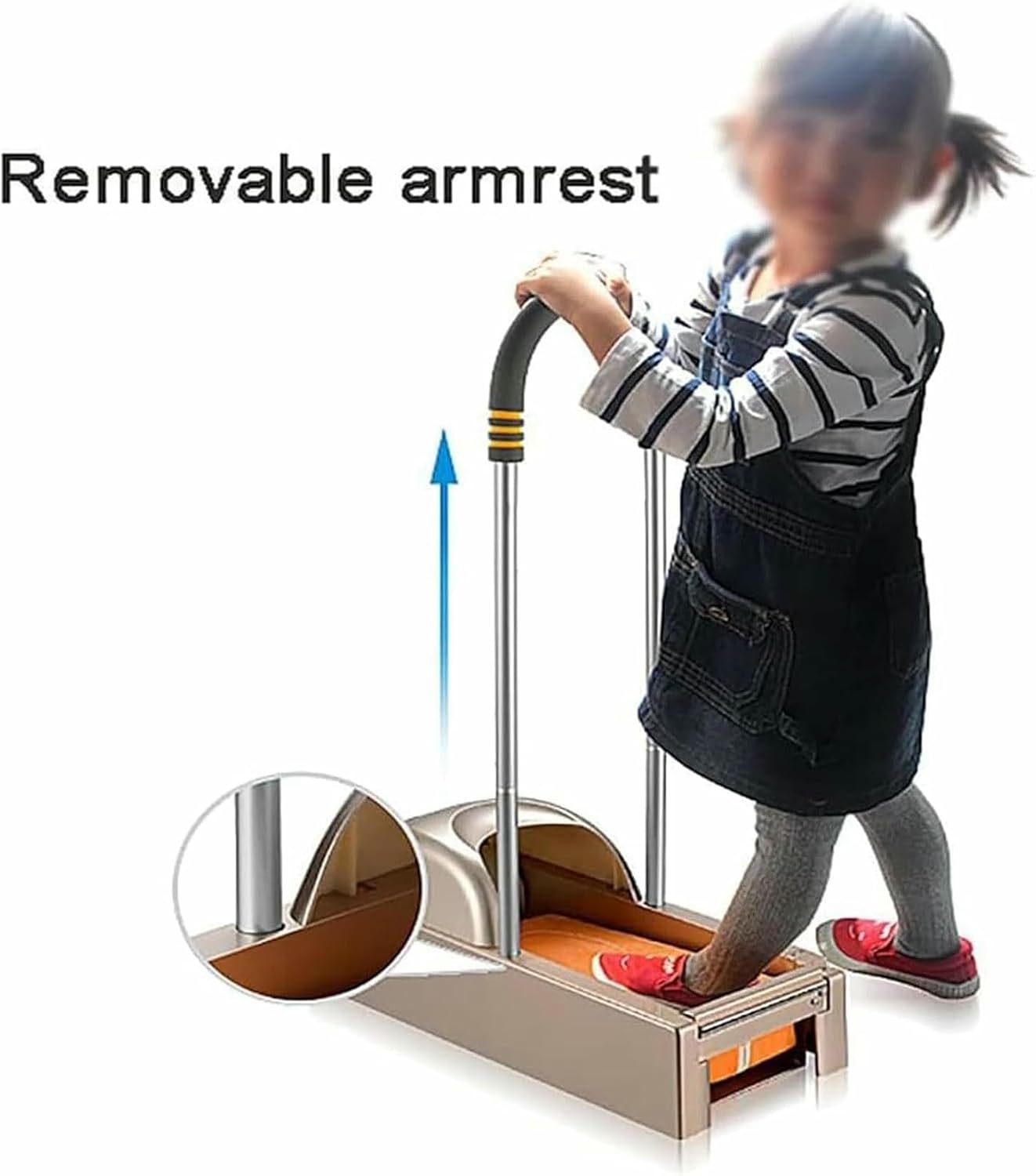 Shoe Cover Dispenser,Portable Overshoes Machine, Lazy Shoe Cover Machine,with Disposable Plastic Shoe Covers