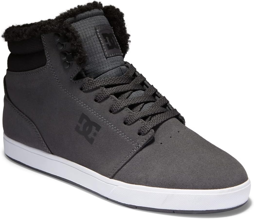 DC Shoes Crisis 2 Hi Wnt - High Top Leather Winterized Shoes for Men