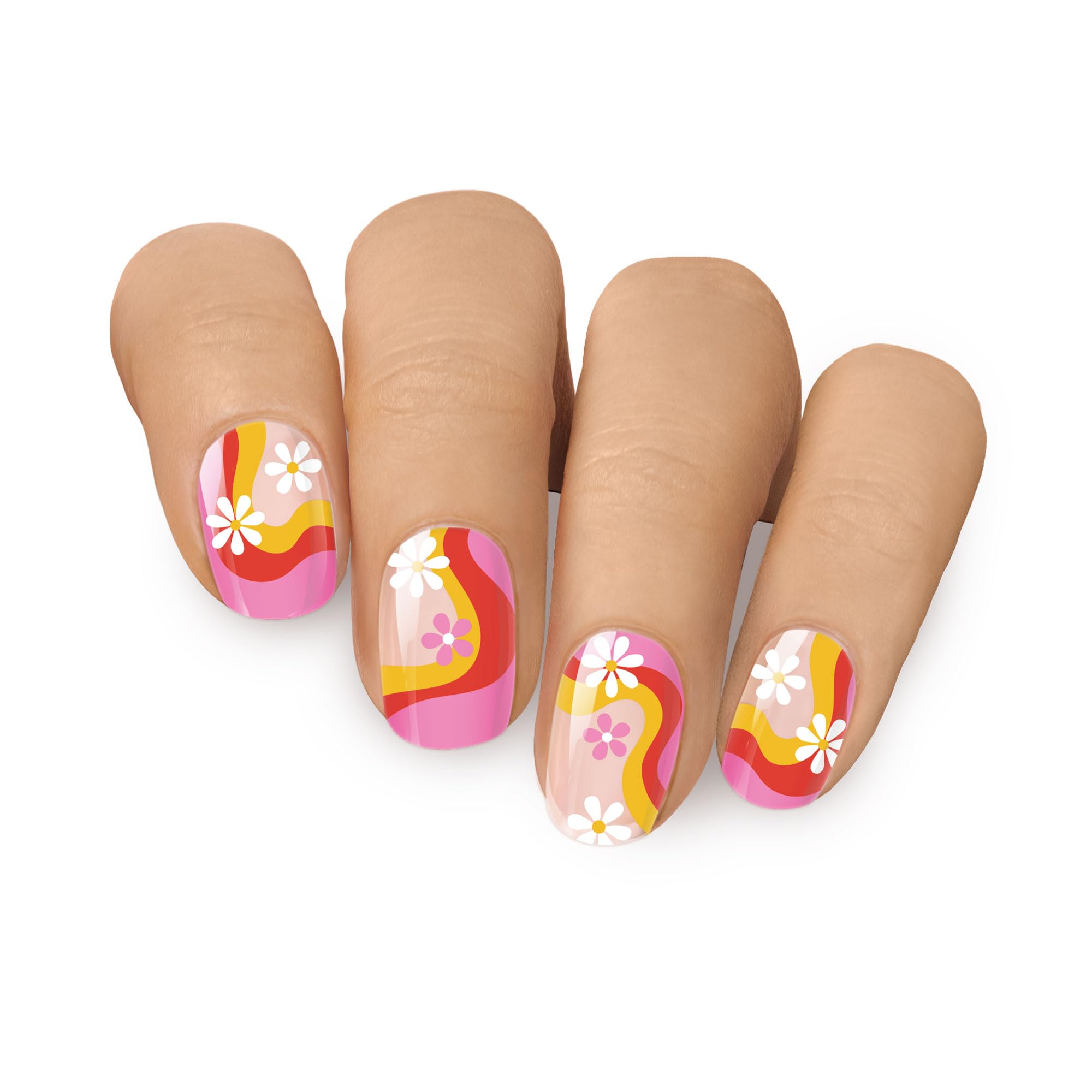 MOYOU LONDON Semi Cured Gel Nail Strips, 20 Pcs. Waterproof Gel Nail Wraps, Cures in Sunlight or UV/LED Lamp - Image 2