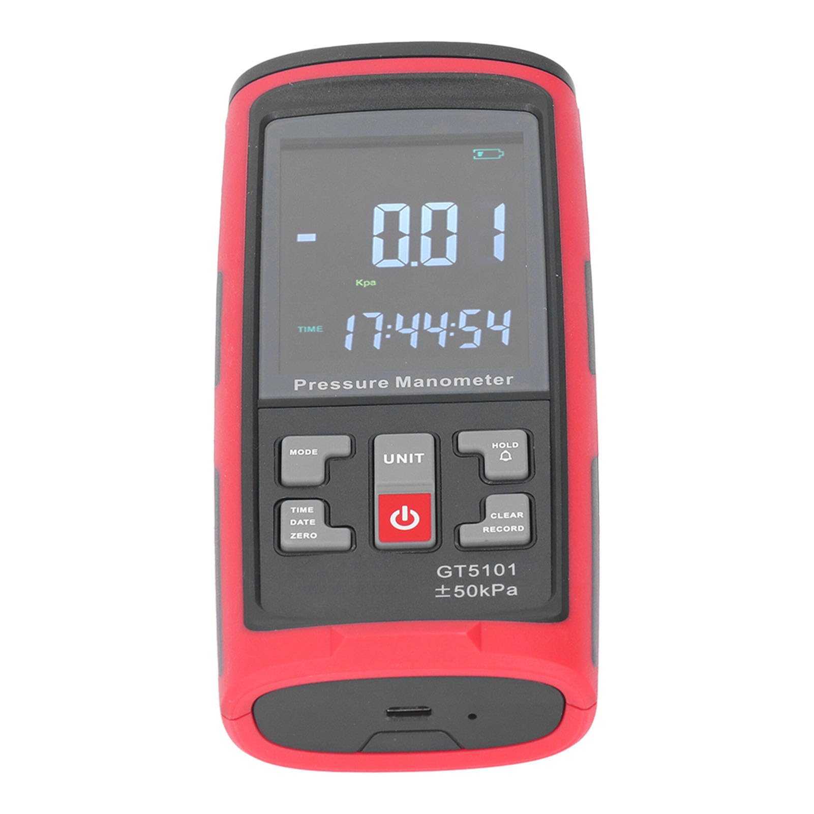 Generic Manómetro Digital Preciso con Función de Almacenamiento para Calibración de Presión de Gas y HVAC en Sectores Industriales
