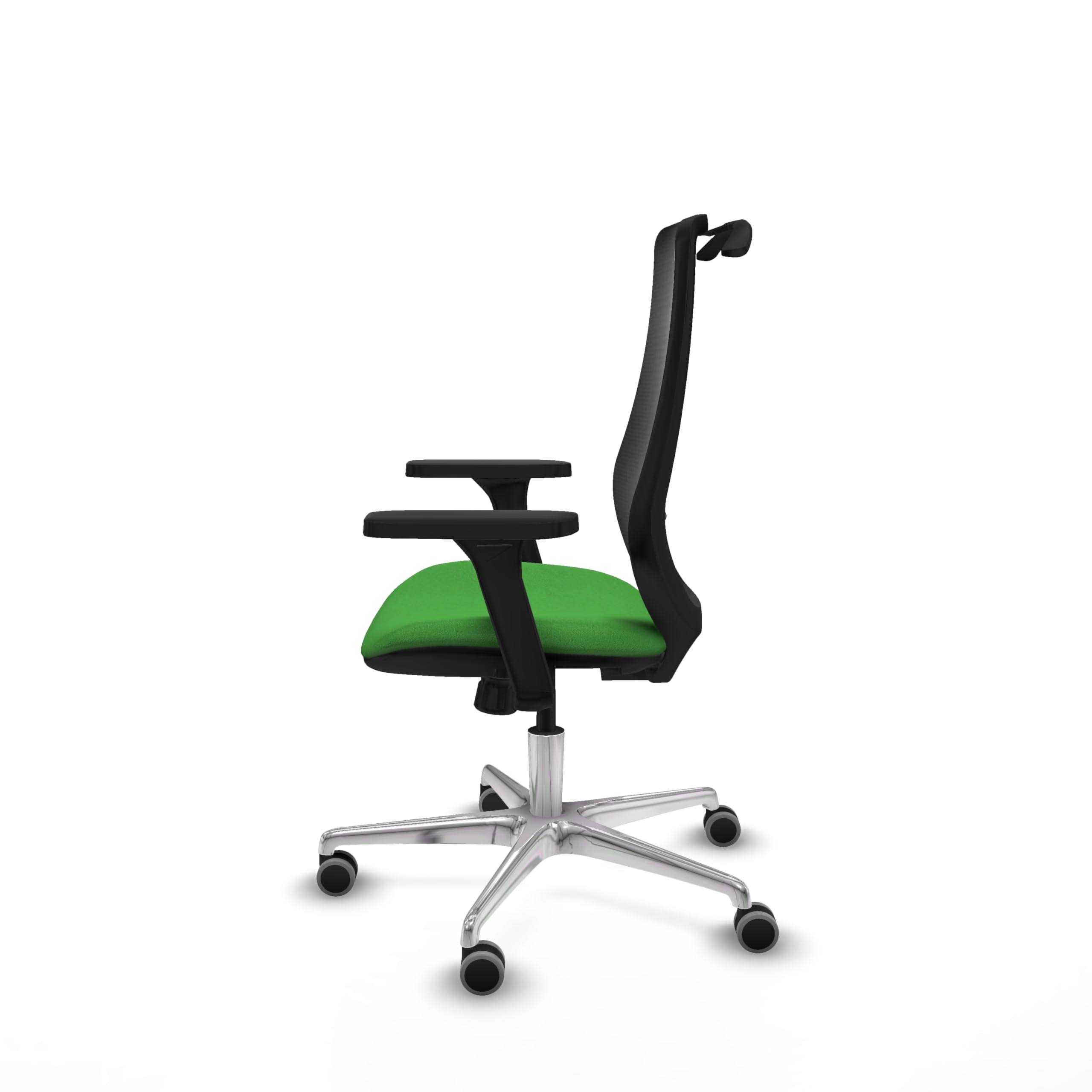 Piqueras y Crespo Silla Mardos operativa Alta ergonómica para teletrabajo con Respaldo Fijo, Brazos 3D, Apoyo Lumbar 1D, Mecanismo sincro 4 Posiciones, soporta hasta 120 Kg
