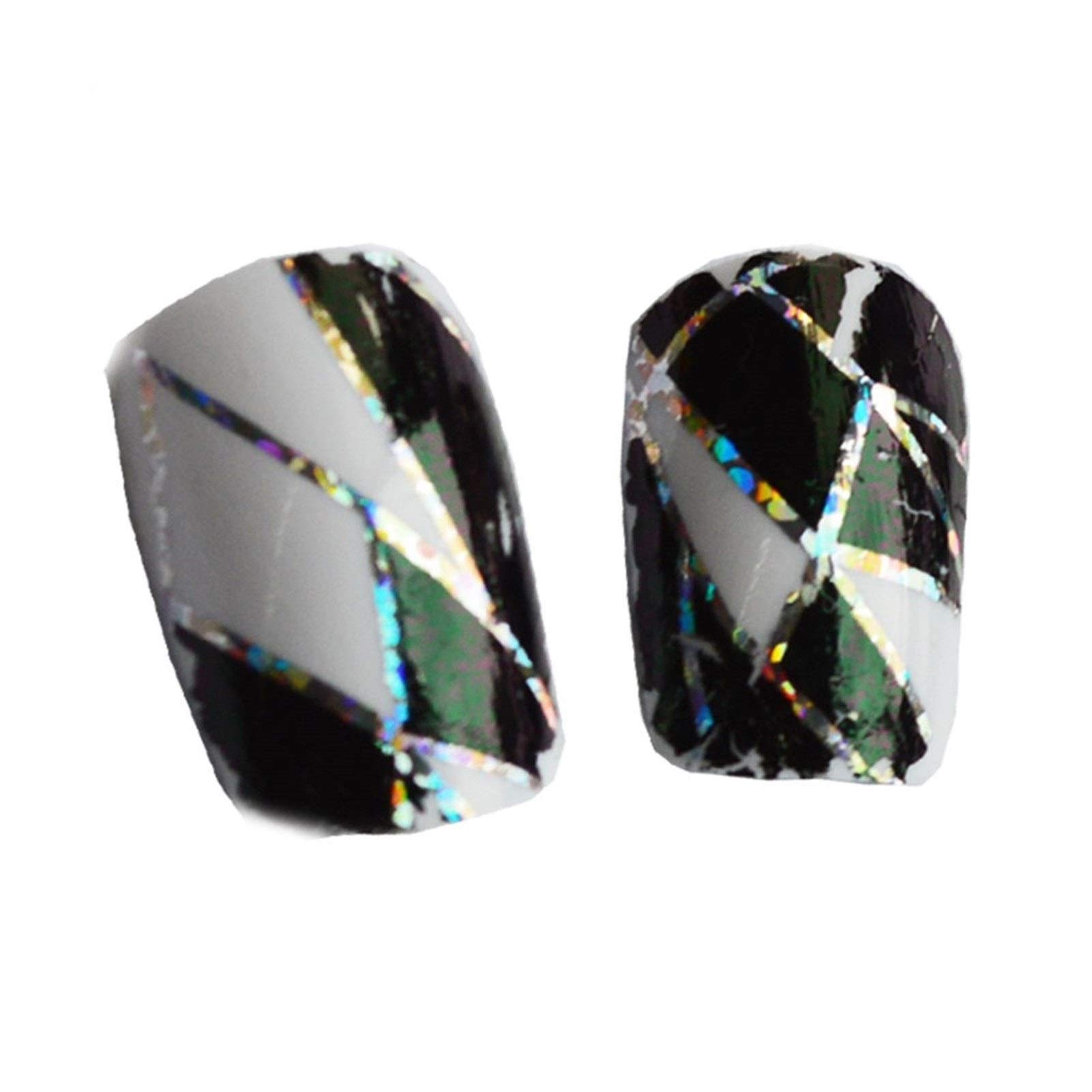 Claral 100cmx4cm Nail Art Tips Decoration Glue Transfer Foils Nail Sticker Adhesive Glue Decals Glitter Manicure Tools LAXK11 Claral