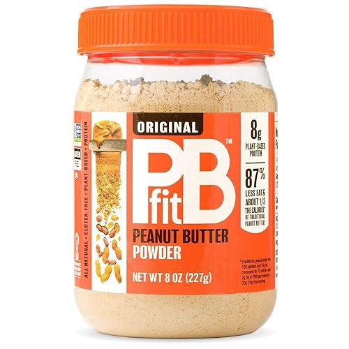 Betterbody Foods PB Fit Original Peanut Butter Powder - 8 onzas - 6 por caja.