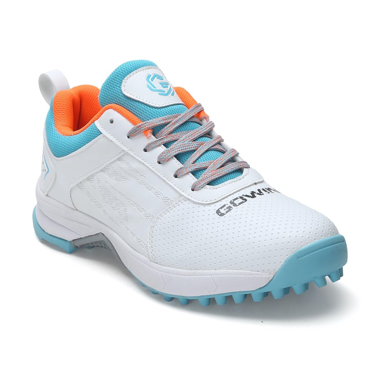 GOWIN Turf Cricket Shoe for Men II Tournament, Training Cricket Sports Shoe for Men II Cricket Shoe for Mans