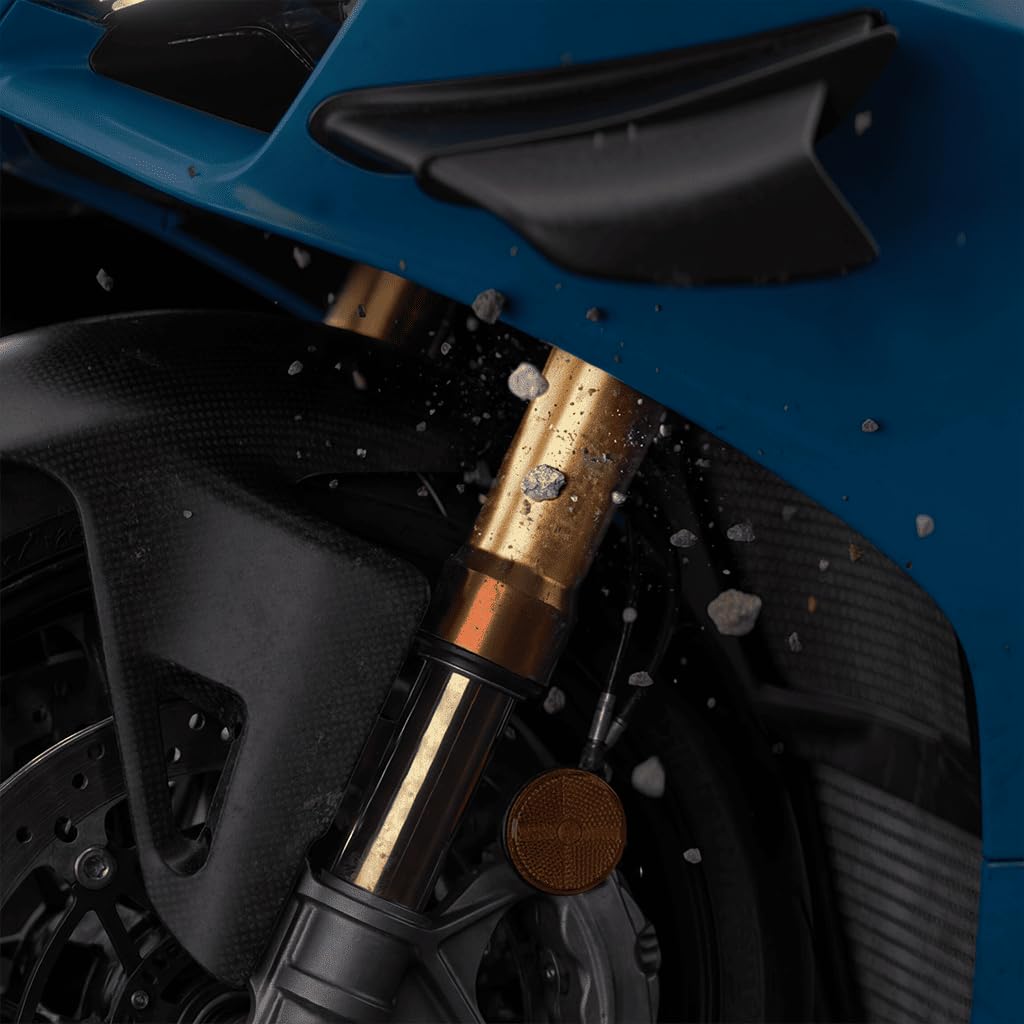 Pellicola Protettiva PPF Moto - Kit Universale Forcelle – Antigraffio Antisasso – Protezione Invisibile – Self Healing – Idrorepellente – Rimovibile Senza Residui – Installazione Fai da Te