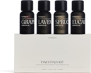 Vitruvi Essential Oil Starter Set with Stone Diffuser