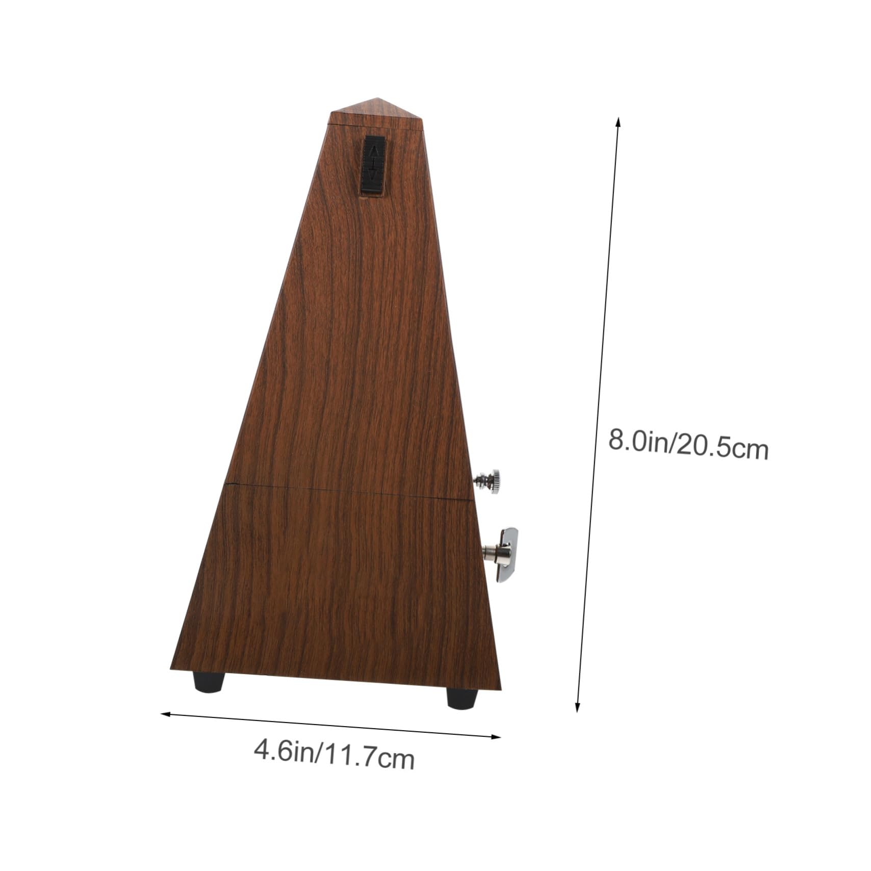 HANABASS 1 pieza Metrónomo Mecánico de Madera para Piano Guitarra y Violín Precisión la Medición del Ritmo para Instrumentos Musicales