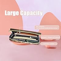 Vista 5 de Tuoxiukan Lindas carteras de pulsera de gato para mujer, carteras personalizadas, regalos para amantes de los gatos, bolso de piel sintética