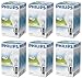 Price comparison product image Philips A55 E27 Edison Screw 28 Watt 240 V Halogen Classic Traditional Bulb, Pack of 6