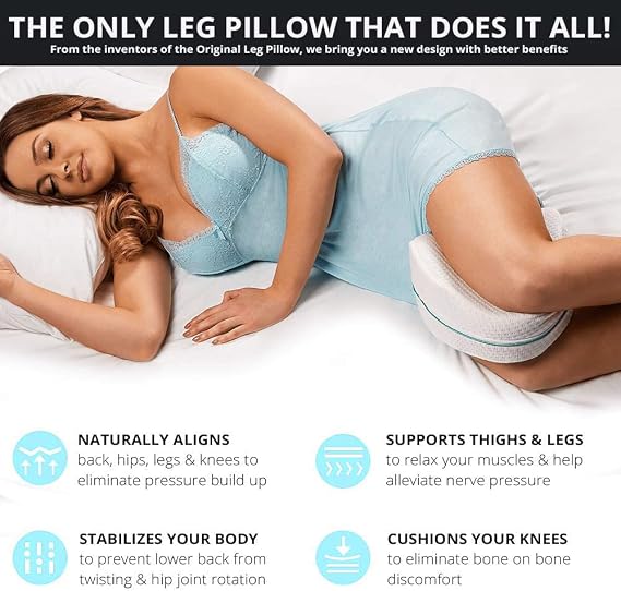 Visco Planet Visco Pillow Orthopedic Cross Leg Pillow Supported Orthopedic Visco Pillow