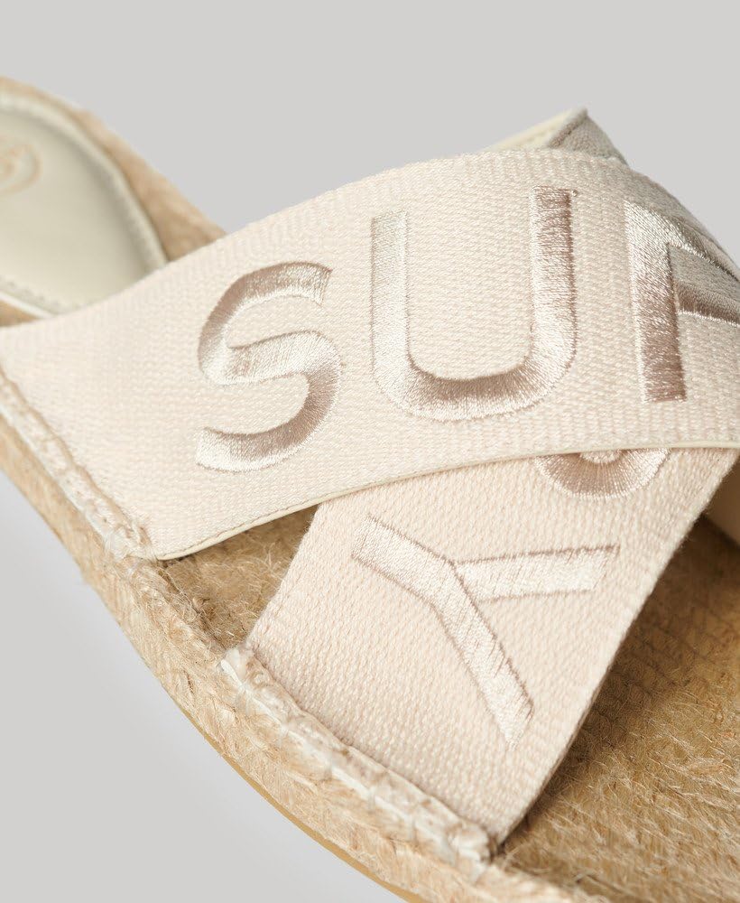 Superdry Kobiety Espadrille Cross Strap SlideSandały