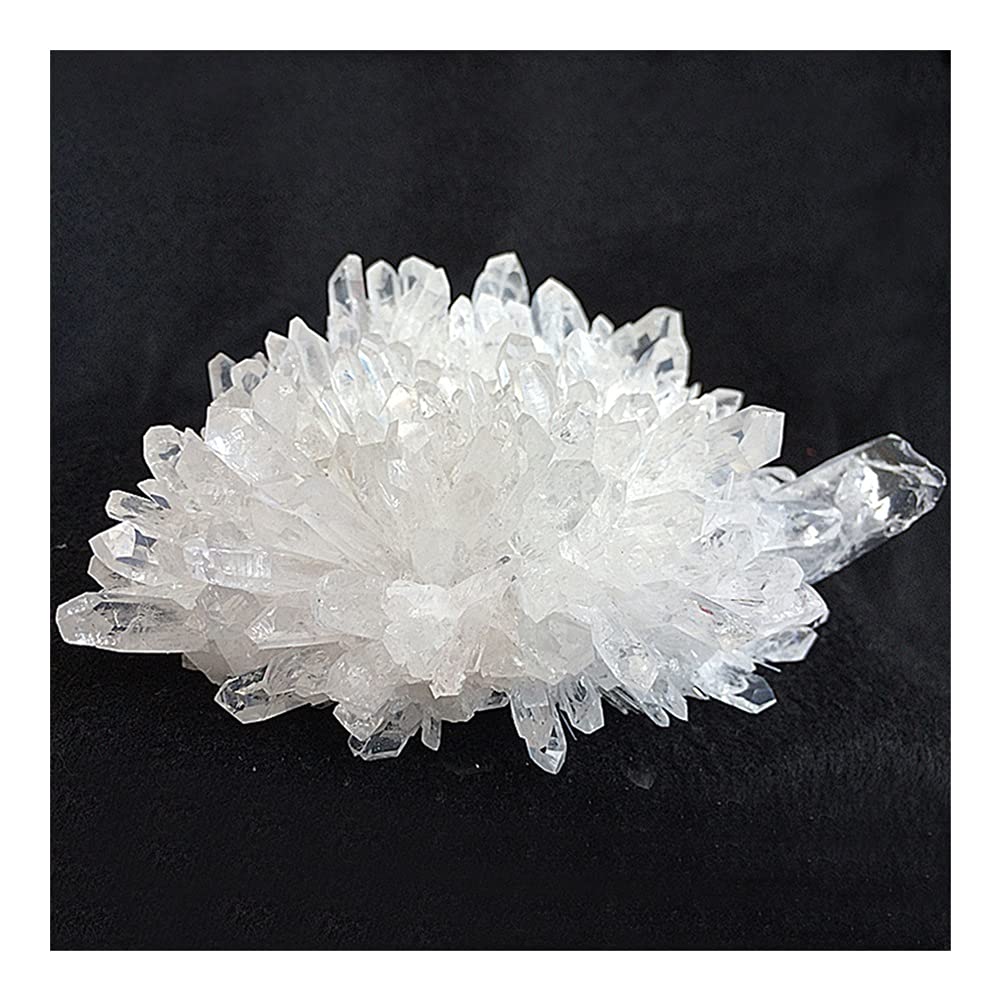 Heilender Mineralstein 200-700 g natürlicher weißer Kristallcluster Originalstein Entmagnetisierung Reinigung Schock Pendel Balance Edelstein Dekoration Raumdekoration (Size : 280-380g)
