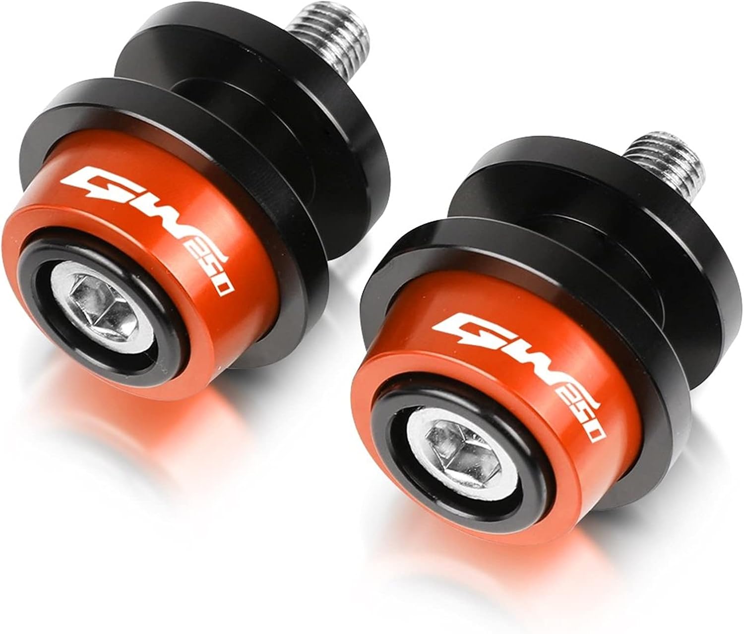 Motorcycle 8MM Stand Screws CNC Aluminum Swingarm Slider Spools for Suzuki GW250 Inazuma 2012-2018 2017 2016 2015 2014 Swing Arm Bracket Screw (Color : OneColor)