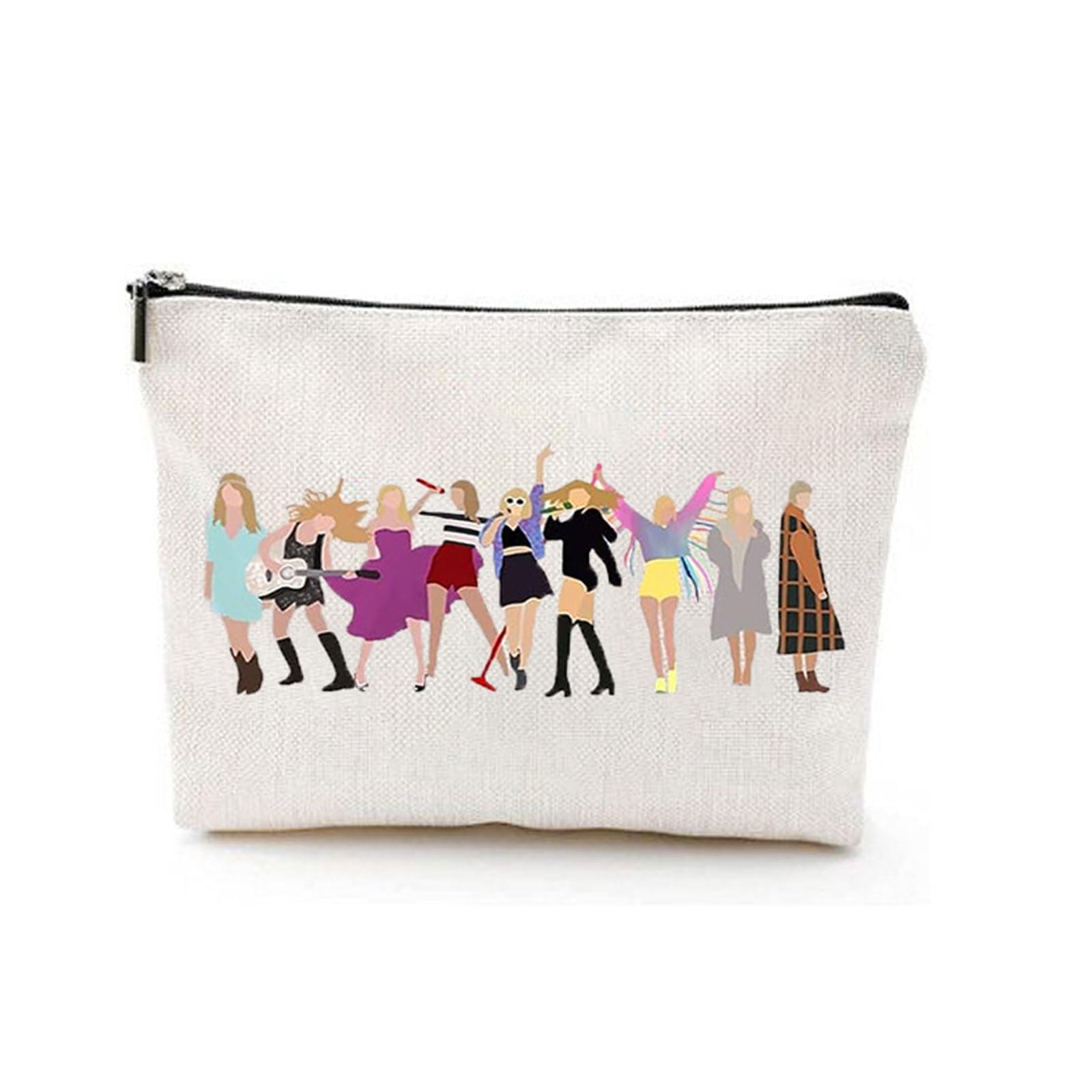 Music Lover Gifts for Girls, Women Makeup Bag&Album Inspired Gift,Stylish Makeup Organizer Pouch-Song Lovers Gift for Mom Sister Daughter Friend BFF, Singer's Merchandise,Travel Toiletry Zipper Bag