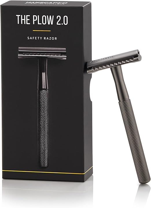 MANSCAPED™ The Plow™ 2.0 Intimate Razor for Men, Safety Razor One Blade