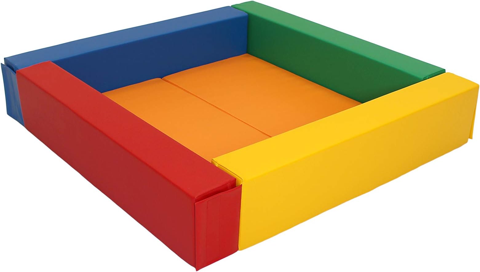 IGLU Soft Play Ball Pool Heaven for Toddlers 1-3 Foam Pit for Baby and Toddler Ball Pit Activities Indoor and Outdoor Large Softzone Kids' Ball pits in White Color (Multicolor)