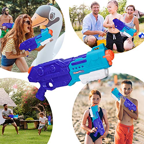 Squirt Guns, 2 Pack 1500Cc Long Range High Capacity, Water Guns For Adults And Kids, Squirt Water Blaster Guns For Summer Outdoor Beach Swimming Pool Water Fighting Play Toys #TOP5