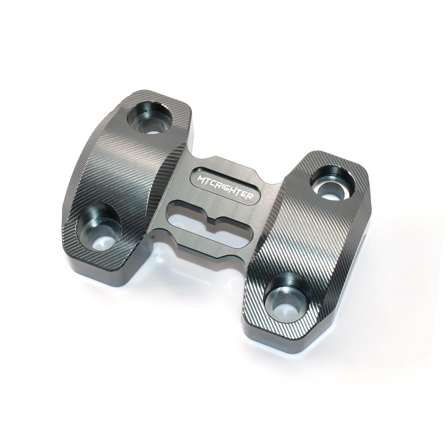 MTCRIGHTER Handlebar Upper Mount Clamp Top Cover Holder for HONDA ADV150 ADV160 2019-2024 CNC Aluminum Alloy Made (Titanium)