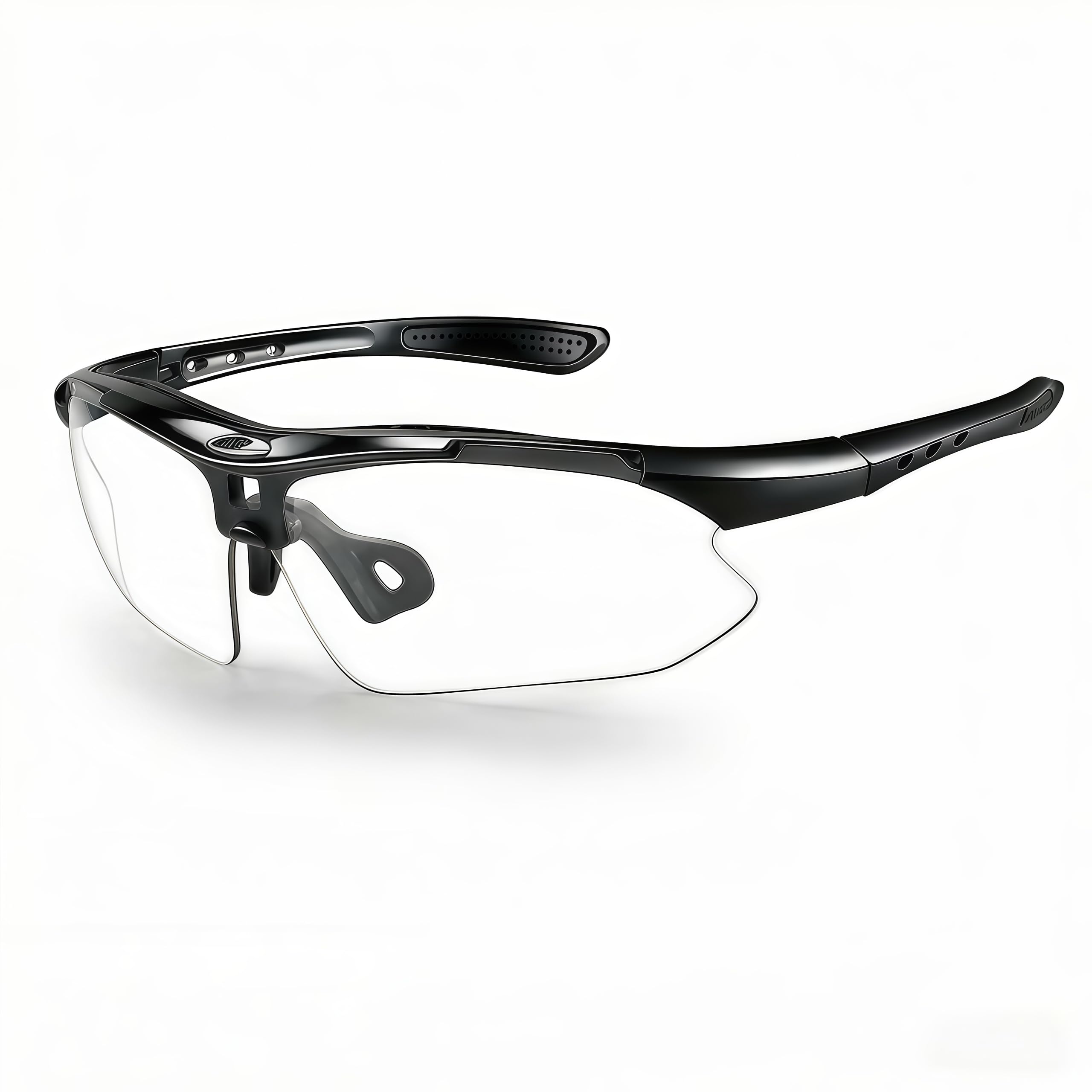Photochromic Safety Glasses, Impact Resistant Protective Eyewear for Pickleball, Cycling & Sports, Non-Slip Frame for Men & Women
