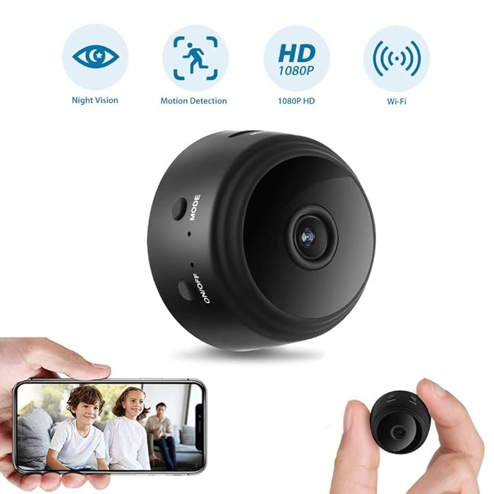 Buy Mini Spy Camera Wireless Hidden Camera WiFi 1080P Night Vision