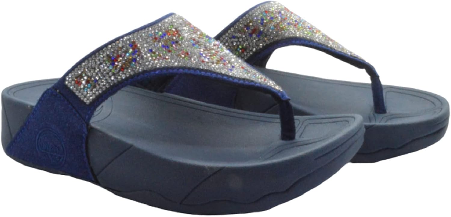 OuYaSD Womens Slip On Flip Flops Thong Sandals with Arch Support Wedge for Ladies Summer Beach Walking Yoga Mat