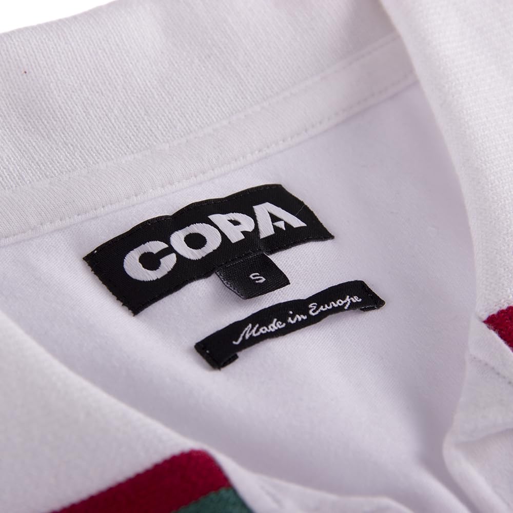 Copa Portugal 1972 Away Retro Football Shirt Camiseta Retro con Cuello de fútbol. Hombre