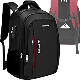 [Assista o Vídeo] Mochila Bolsa Masculina Feminina Cabo De Aço Notebook Anti Furto Reforçada Impermeável Escolar Faculdade Trabalho Viagem Resistente Executiva Saída USB e Fone DE OUVIDO