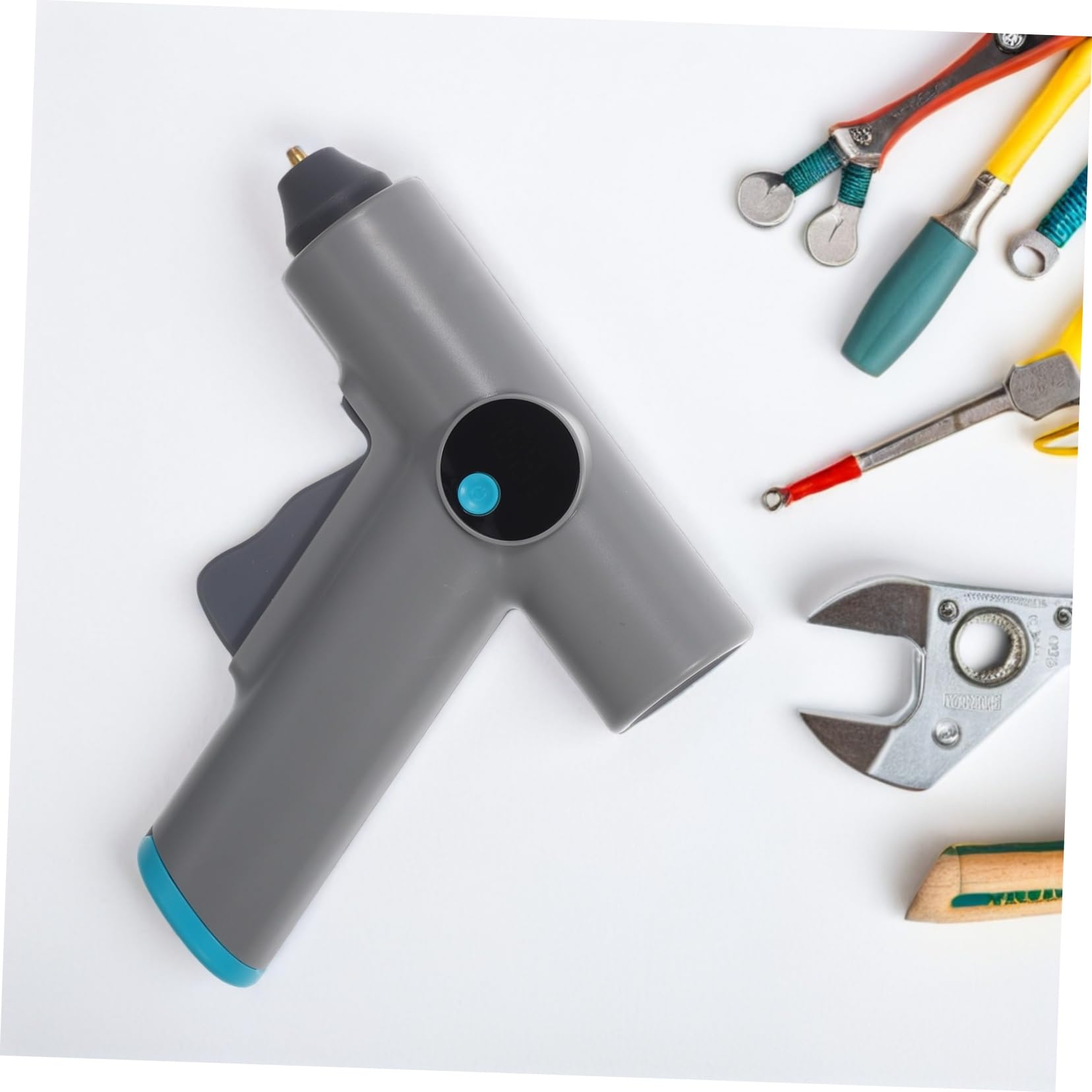 UKCOCO Pistola Per Colla Caldo Con Stick Di Colla Display Temperatura Digitale Ergonomica Per Fai Da Te Legno Metallo Progetti Scolastici e Artigianali