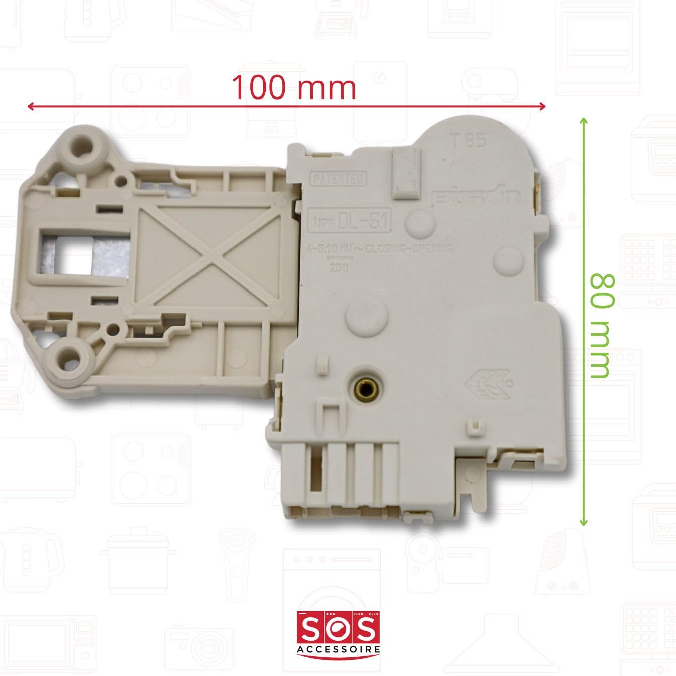 Verrouillage De Porte ASSY 50226735004 Compatible AEG, Zanussi, Electrolux, John Lewis