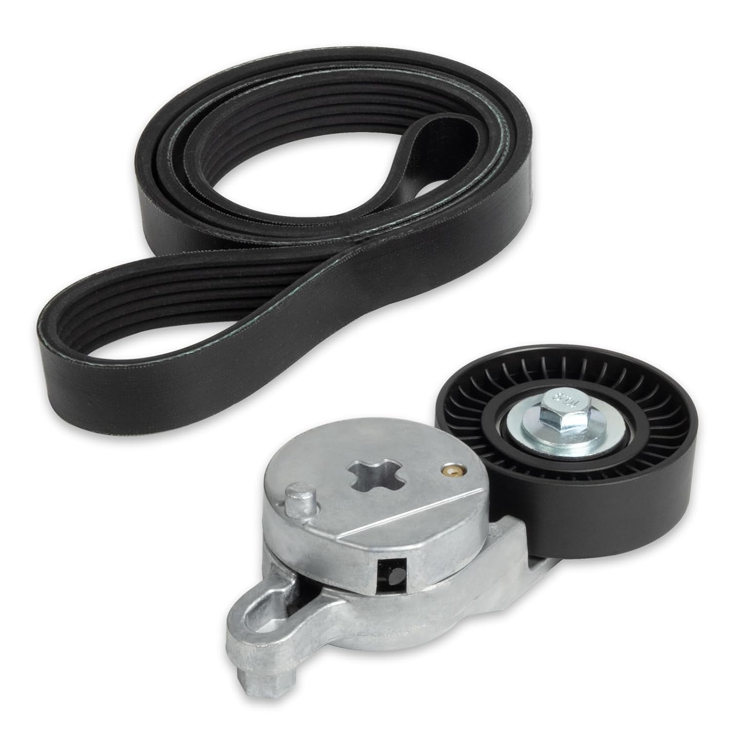 Serpentine Belt Kit & Tensioner Assembly for Toyota Camry RAV4 2.5L (2009-2018), Replaces 166200V020 16604-0V010, 6PK1245 Drive, Compatible with 2AR-FE Engine