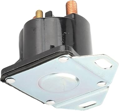 Hilitand 12V 4 Terminal Starter Solenoid Relay Winch Solenoid for SAZ 4201GE RE164448 with Copper Contacts ABS Brass Material