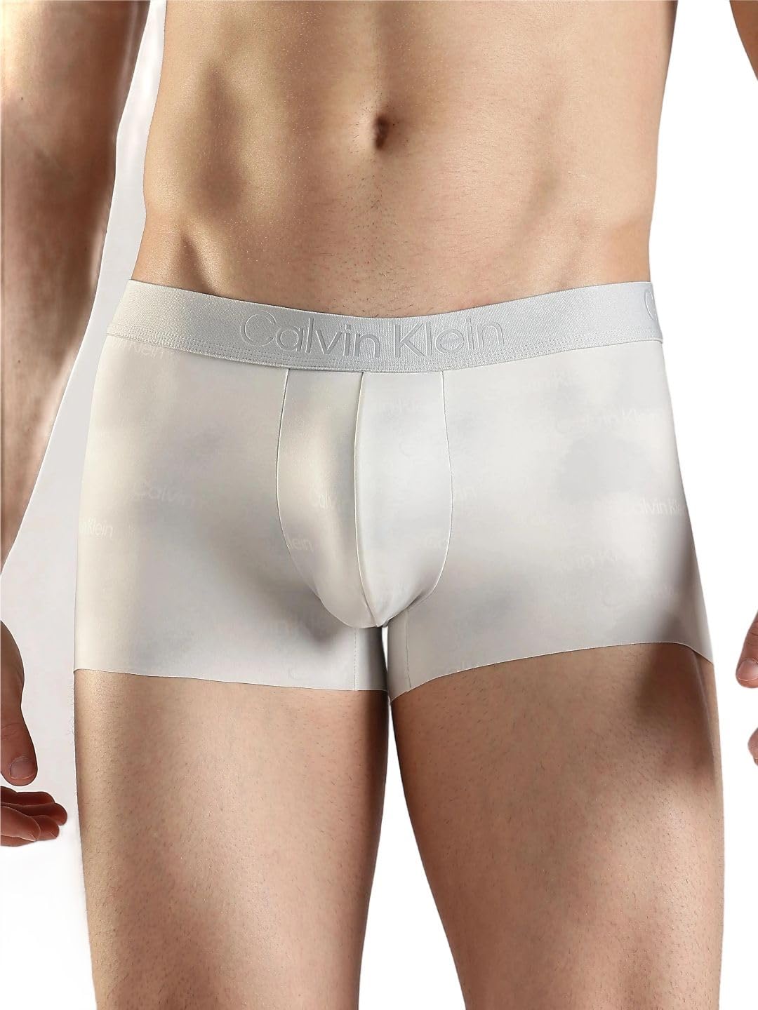 Solid Grey Mid Rise Trunk-image-17