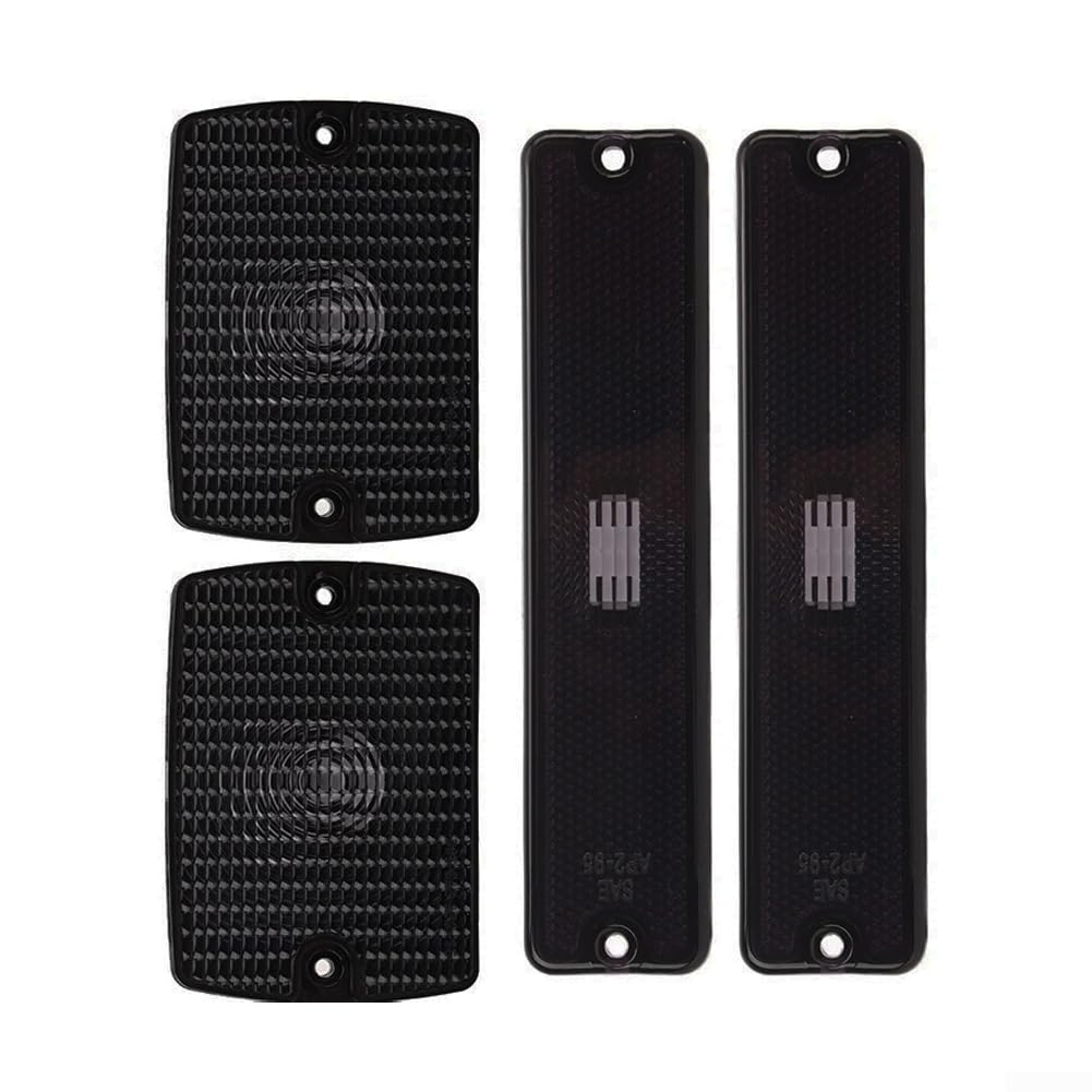 Feux de position Wrangler YJ pour une restauration plastique noire et look soigné