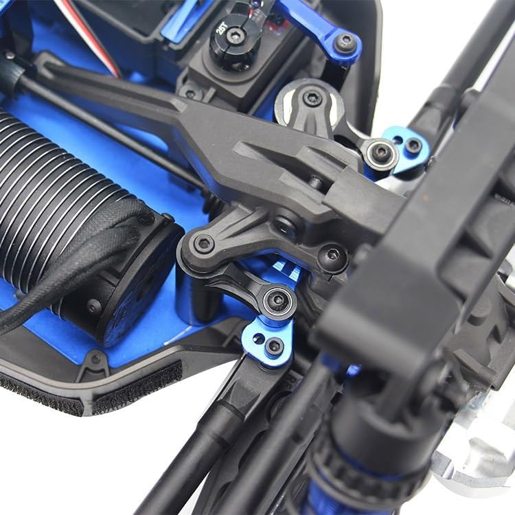 Miniatura 4 de Para trineo TRAXXAS 18 parte, para TRAXXAS Sledge 18 RC Truck Aluminio de dirección con rodamientos de bolas Reemplazo para TRAXXAS Sledge 18 RC